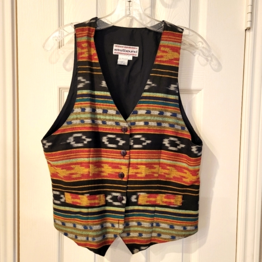 Vintage Navajo / Aztec Vest - Size Medium